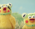 【動画有り】ポインコ新CM「とりかえるの歌」今度はカエルの歌！